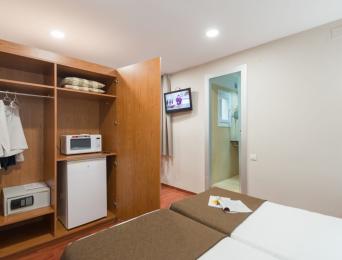 Chambre double avec cuisine