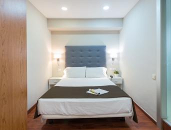 Chambre double avec cuisine